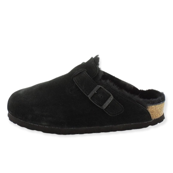 Birkenstock Shoes - Birkenstock Boston Shearling Clog Mocca Suede Leather Size 9 or 9.5 Regular